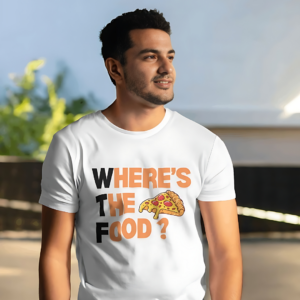 Where's The Food Men Normal Fit T-shirt