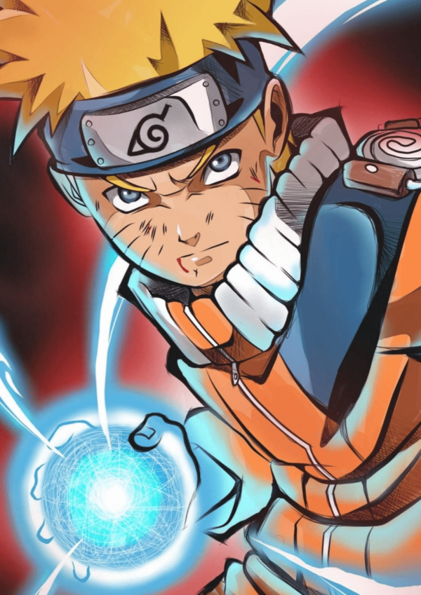Naruto - Rasengan Poster Size A3 and A4