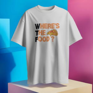 Where's The Food Oversized Unisex T-shirt