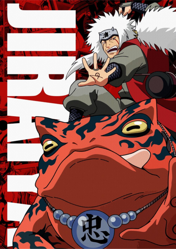 Naruto - Jiraya Poster Size A3 and A4