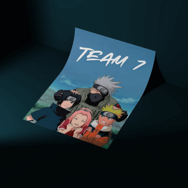 Naruto - Team Seven Poster Size A3 and A4
