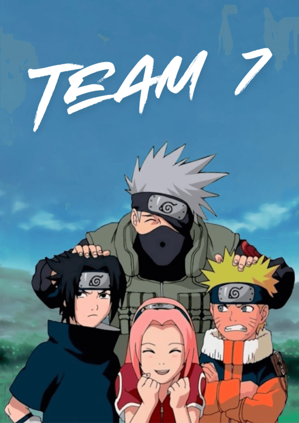 Naruto - Team Seven Poster Size A3 and A4
